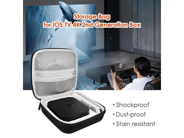 Hardshell Travel Case for TV 4K 2nd Generation Box Remote Carrying Case