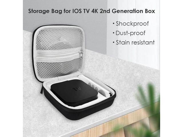Hardshell Travel Case for TV 4K 2nd Generation Box Remote Carrying Case