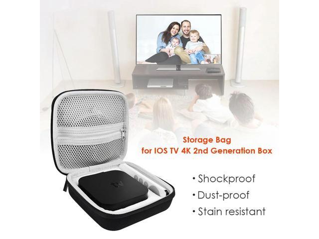 Hardshell Travel Case for TV 4K 2nd Generation Box Remote Carrying Case
