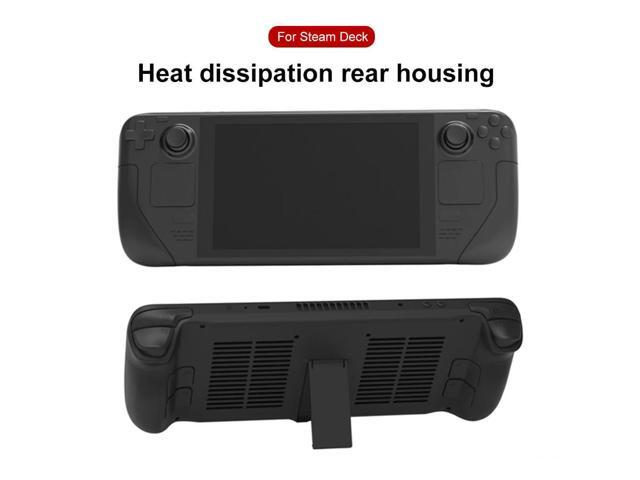 Plastic Rear Cover with Screwdriver Screws Portable Cooling Protective Cover with Support Replacement Accessories for Steam Deck