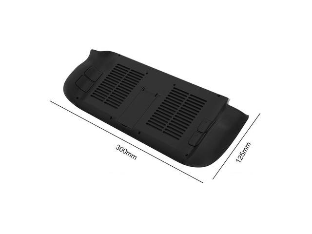 Plastic Rear Cover with Screwdriver Screws Portable Cooling Protective Cover with Support Replacement Accessories for Steam Deck