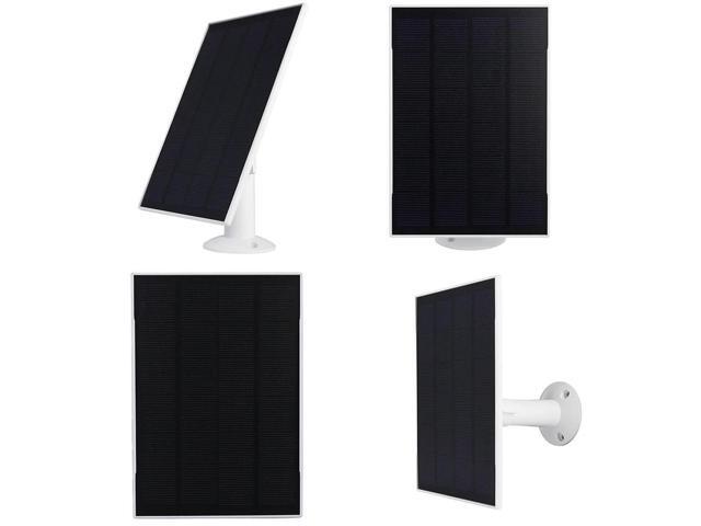 3W 6V Solar Charger Adjustable Wall Mount Solar Panel Charger 9.8Ft Charging Cable for Ring Video Doorbell 4/3/3 Plus/2 Camera