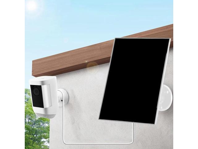 3W 6V Solar Charger Adjustable Wall Mount Solar Panel Charger 9.8Ft Charging Cable for Ring Video Doorbell 4/3/3 Plus/2 Camera