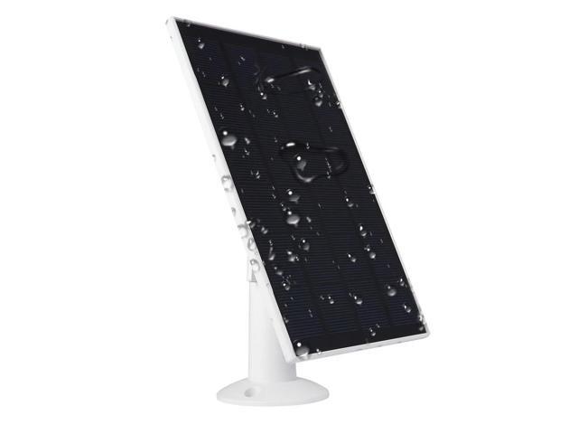 3W 6V Solar Charger Adjustable Wall Mount Solar Panel Charger 9.8Ft Charging Cable for Ring Video Doorbell 4/3/3 Plus/2 Camera
