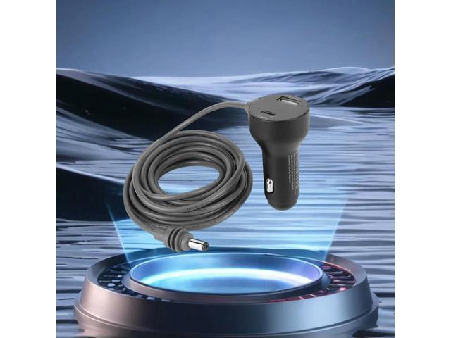 For Starlink Mini 3-in-1 Cable 12V-24V Cigarette Lighter Adapter USB C/USB A Ports for Starlink Mini Accessories