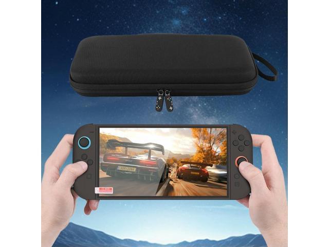 EVA Carrying Case & Screen Protector for Switch 2 Portable Bag with 10 Game Cards Holder Organizer Bag Games Accessories