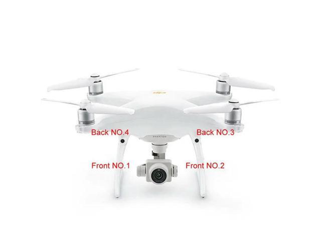 4pcs Landing Gear Antenna Cover Replacement Decorative Cap for Phantom 4 Pro / Advanced /V2.0