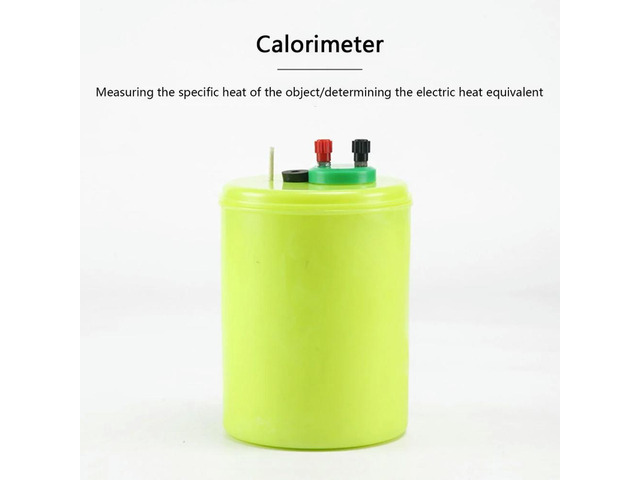 Plastic Electric Calorimeter Large Capacity Double Wall for's Teaching Instrument High School Physics Experiment Tool