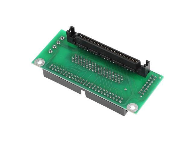 SCSI SCA 80Pin to 68Pin to 50Pin IDE Hard Disk Adapter Converter Card Board