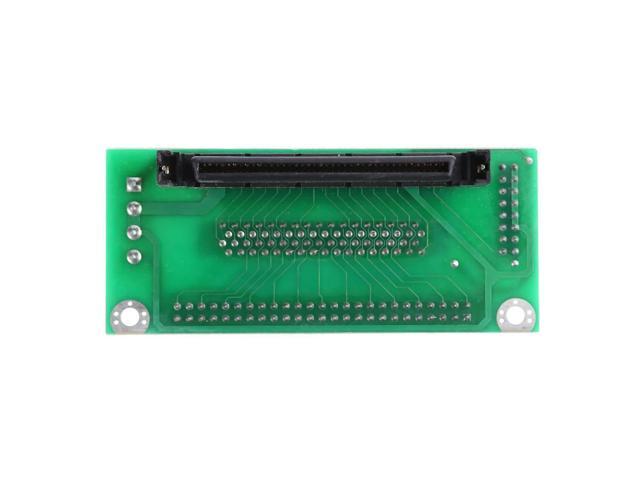 SCSI SCA 80Pin to 68Pin to 50Pin IDE Hard Disk Adapter Converter Card Board