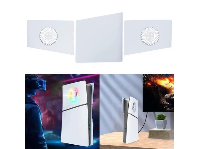 Replacement Shell with Cooling Vents Protective Shell Cover Anti-Scratch Premium ABS Replacement Shell for PS5 Slim