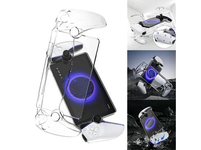 Transparent Protective Case Anti-Drop PC Full Protection Protector Cover Anti-Fingerprint for PS5 Portal Handheld Game Console