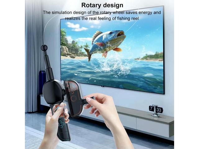 Fishing Rod for Nintendo for Switch 2 Joy-Con Fishing Game Accessories Game Handle Grip Handle Stand Holder for Fishing Spirits