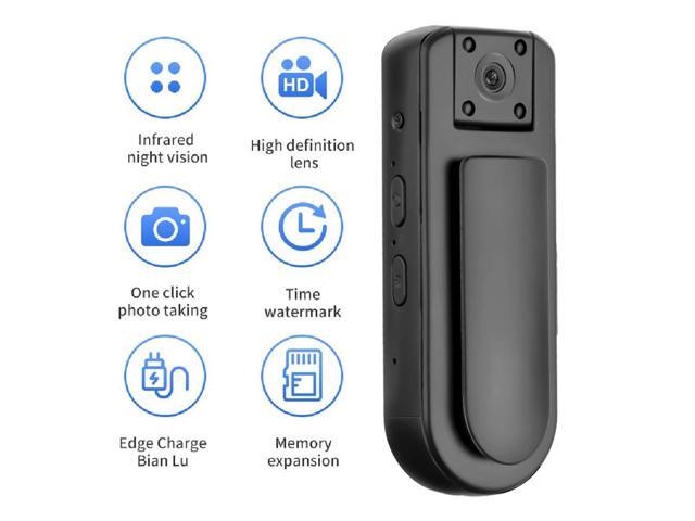 HD 1080P Wearable Worn Bodycam Night Vision Portable Small Personal Camcorder with Audio & Video Recording Body Worn Cam