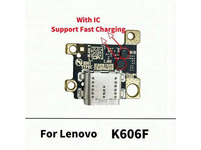 USB Charger Dock Connector Board Charging Port Flex Cable For Yoga Pad Pro YT-K606F