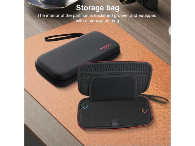 EVA Carrying Case W/ Mesh Pockets Portable Bag with 8-Bit Game Cartridge Box Game Conslole Case for Switch 2 NS2