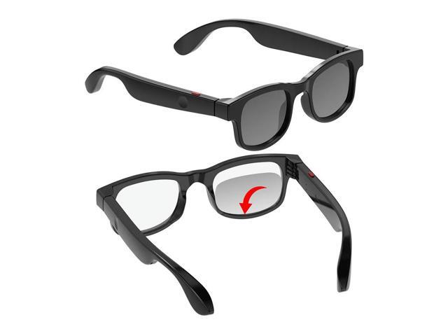 AI Translation Audio Sunglasses Built-in Mic & Speakers for Office Driving Cycling Outdoor Sports