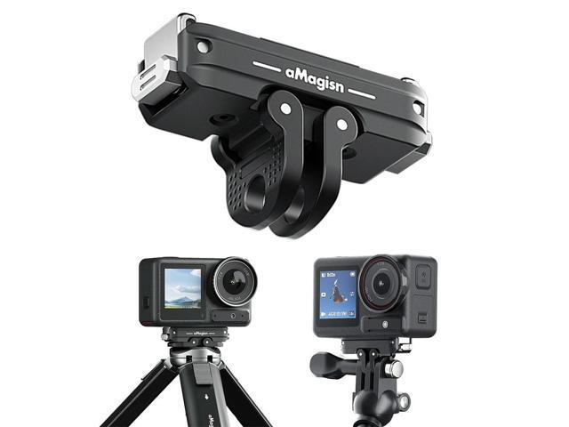 Camera Expansion Bracket with 2-Prong & 1/4 Thread Magnetic Extension Base for OSMO Action 5 Pro/4/3 Camera Accessories