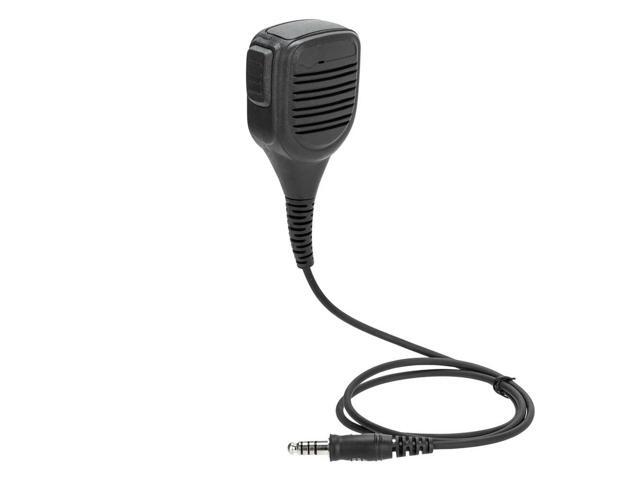 7.1mm Speaker Mic Microphone with PTT Walkie Talkie Speaker Microphone Handheld Walkie-talkie Microphone for Walkie Talkie