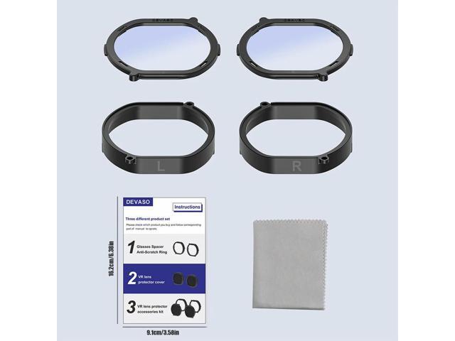 Virtual Reality Prescription Lens Protection Resin Lenses Magnetic Quick Disassemble Frame for PS VR2 Accessories