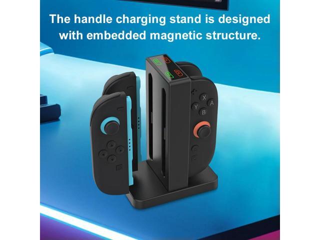 Controller Charger 4 in 1 Magnetic Controller Charger Stand Station for Nintendo Switch2 Accessories