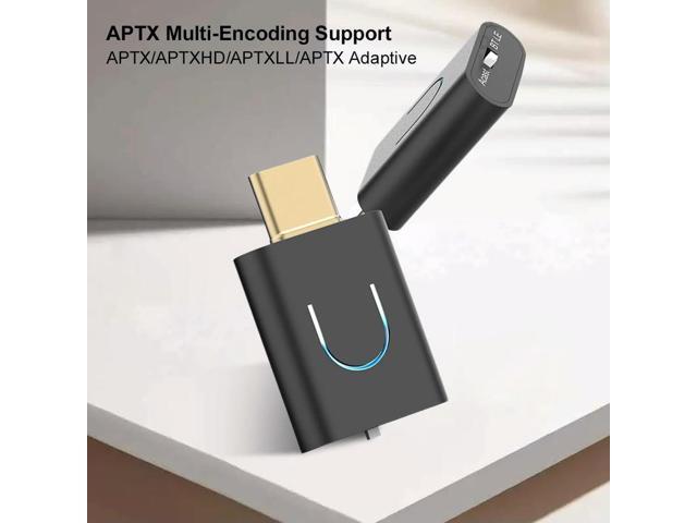 Audio Transmitter Bluetooth-Compatible 5.4 Audio Adapter with Auracast Audio Dongle Adapter Wireless Adapter for PC TV PS 4/5