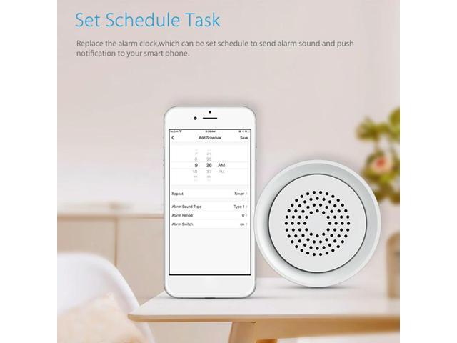 USB Temperature Detector 2.4Ghz Temperature Humidity Detection Siren Button Powered Home Security Protection System
