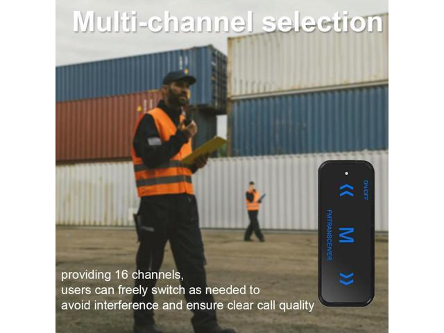 Mini Walkie Talkie 400-480Mhz FM Radio Transceiver 2W Handheld Walky Talky USB Charging for Hair Salon Beauty Parlor Repair Shop