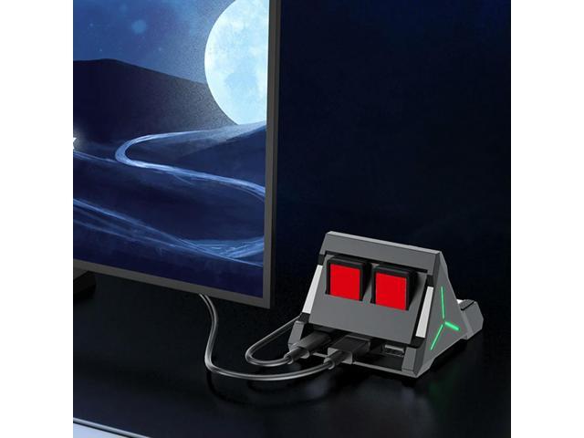 For Switch TV Docking Station TV Adapter with HDMI-Compatible USB Type C Ports TV Dock Base Charger Stand for Nintendo Switch