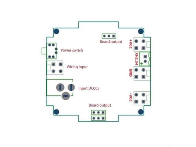 TPS5430 Double Output Power Module Adjustable 5V & 12V Switching Regulator High Efficiency Power Converter Module