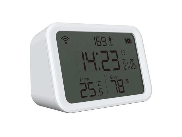 Tuya Temperature Humidity Meter Powered 4 in 1 Temperature Humidity Sensor 2.4GHz Bluetooth-compatible 5.0