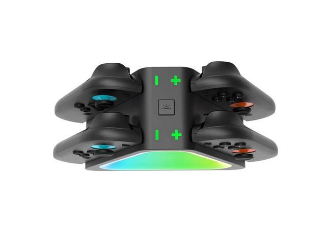 Controller Charger with RGB Lights Charging Dock Charging Station for Nintendo Switch2 Joy-Con Accessories