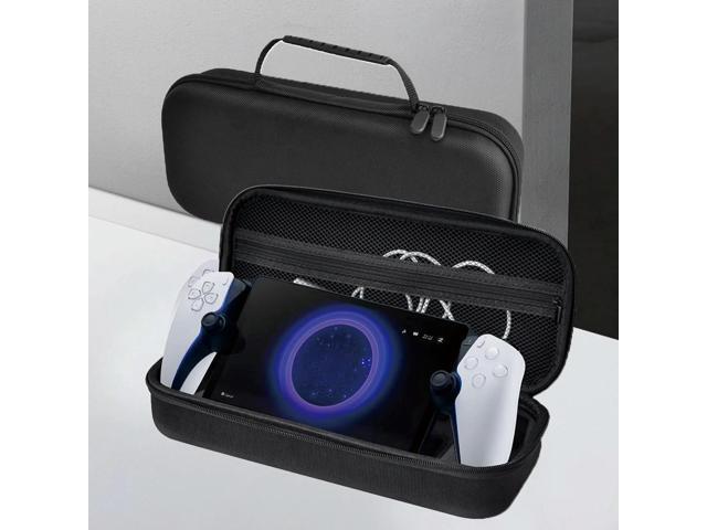 Hard Carrying Case Shockproof Hard Shell Case with Mesh Pocket Portable Bag Splashproof Stand Design for PS5 Portal