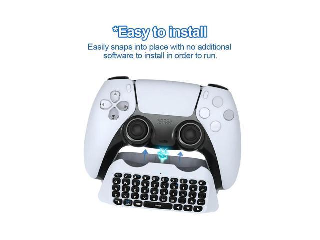 Gaming Handle Keyboard 3.5mm Keyboard Handle Ergonomics Bluetooth-compatible 3.0 for PS5 Gamepad Mount Mini Keypad