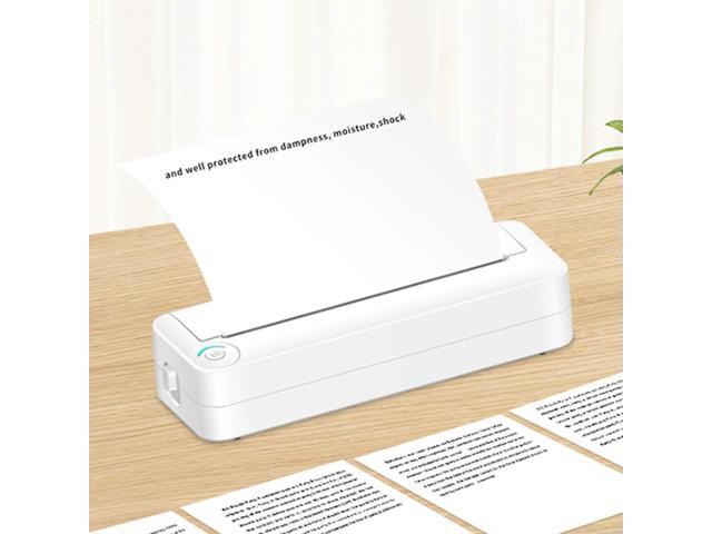 A4 Paper Inkless 210x30mm 5 Rolls Printing Paper Rolls Oil Resistance White Printer Long Time for School