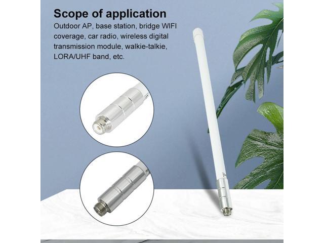 High Gain Antenna 144/430 MHz Outdoor Omni Directional Fiberglass Base Antenna PL259 Female Connector Fiberglass Antenna