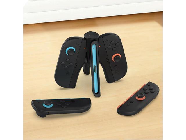 4 In 1 Handle Dock Charger LED Indicator Small Handle Charging Base Gamepad Charging Station for NS Accessories