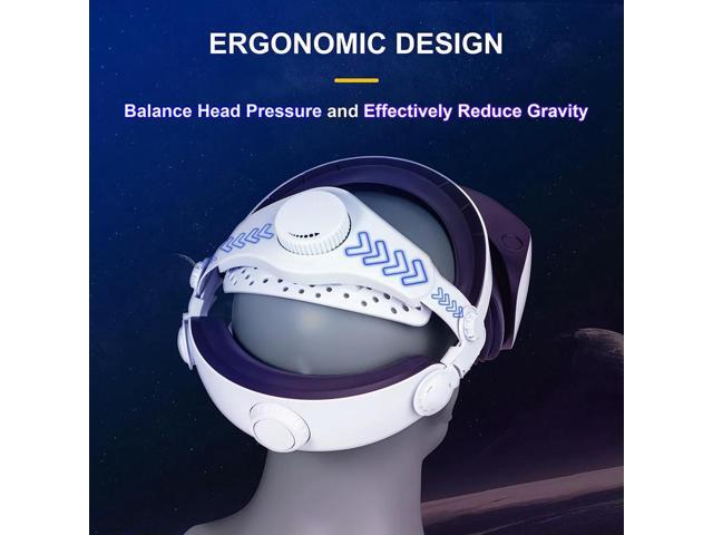 Comfort Headband Decompression Head Strap Breathable Weight Reduction Bracket Enhanced Support for PS VR2 Headset Accessories