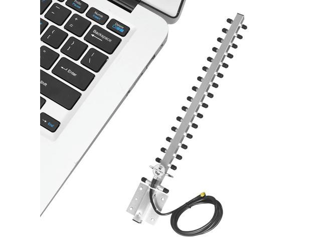 Yagi Antenna 2.4Ghz (25dBi) High Gain Directional Antenna Booster With RP-SMA Connector For Wireless Network Router