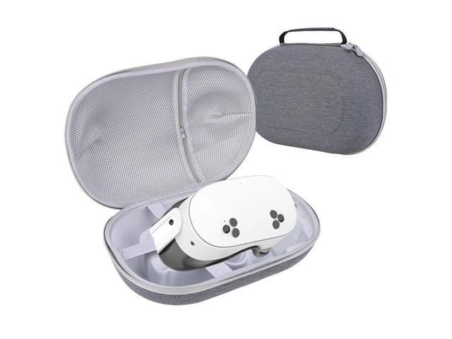 Hard Travel Case Shockproof Protective Carry Bag Anti-fall with Mesh Pocket for Quest 3S VR Headset and Accessories