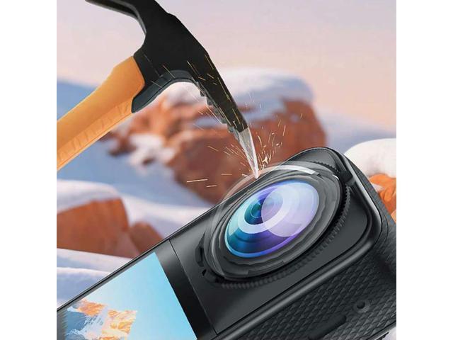 Optical Glass Lens Protective Cover Anti-Scratch Glass Protector Protective Lens Cap Cover for X5 Camera