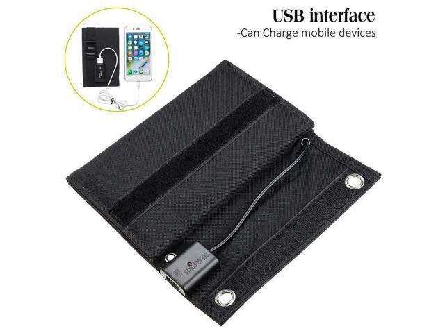 15W Portable Solar Panel IP65 Waterproof Foldable Solar Charger Lightweight Solar Power Station for Car Boat Caravan Camp