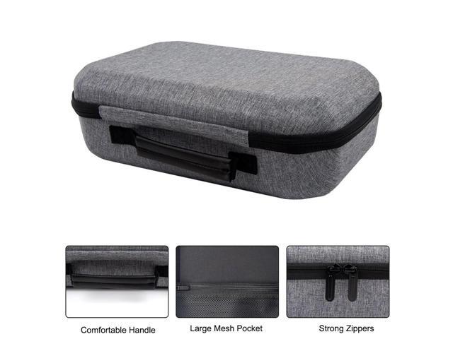 Carrying Case with Lens Cover Waterproof Protective Bag Shockproof Mesh Pocket for Quest 3 VR Headset Game Controller