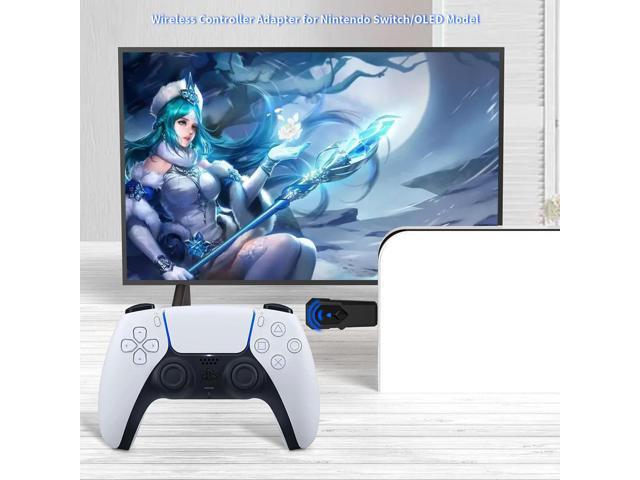 USB Gamepad Converter Bluetooth-Compatible/Wired Wireless Converter Wireless Controller Converter for PS4/PS3/Switch/PC