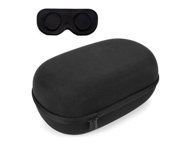 Carrying Case Bag with Lens Cover Shockproof Portable Bag Mesh Pocket Bag for Quest 3 VR Headset Game Controller
