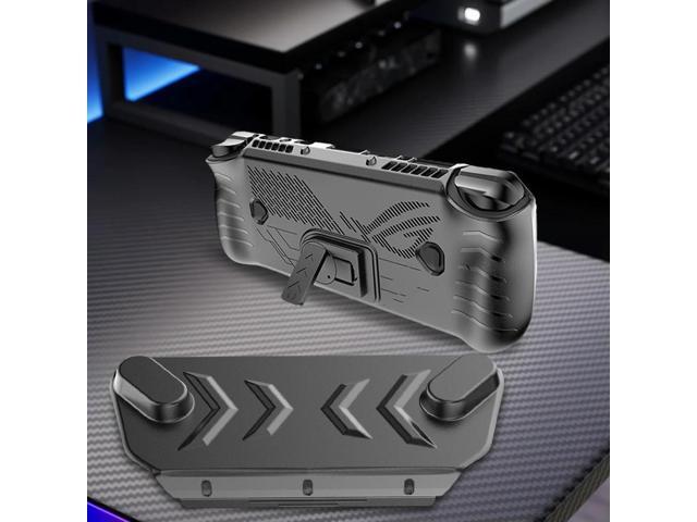 For ROG Ally X TPU Protector Shell Sleeve Anti-Scratch with Stand Shell Sleeve Case with Thumb Grip Caps & Screen Protector
