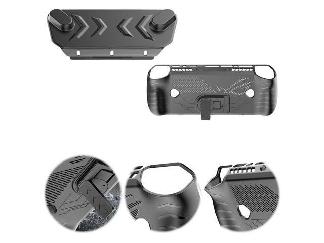 For ROG Ally X TPU Protector Shell Sleeve Anti-Scratch with Stand Shell Sleeve Case with Thumb Grip Caps & Screen Protector