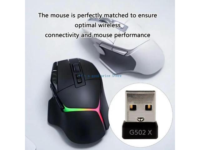 Compactly USB Adapter Design for G502 X / G502 X PlusLightspeed Wireless Mouse Receiver Offering Reliable Performances
