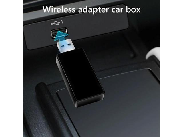 Wireless CarPlay Android Auto Adapter Wired To Wireless Carplay Dongle Plug & Play Car Play Dongle USB 2 in 1 Mini Adapter