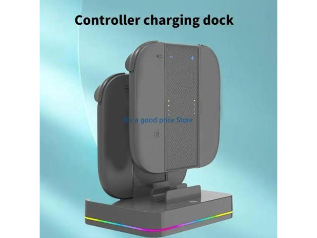4 in 1 Charging Dock Station for NS2 Small Controllers ligent Protections Feature Ambient Lighting Design